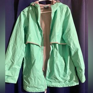 Womens Large Charles River rain jacket - Mint in color. Great condition.